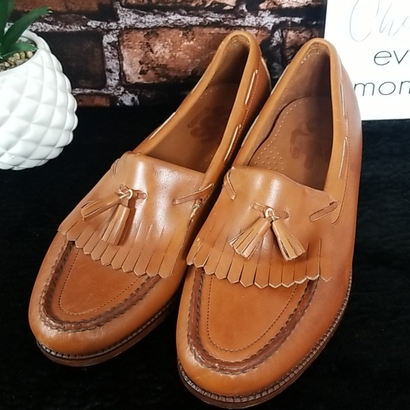 SAS| Moc Toe Leather Kittle Tassel Fringe Loafer main image 4